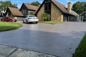 Concrete driveway and driveway resurfacing services in Florida.