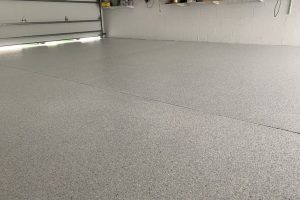 Get a new garage floor with a durable epoxy coating.