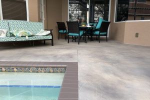Upgrade your outdoors with our pool deck coating service near you in Florida.