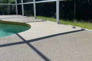 Pool deck coating contractor near you in Florida.